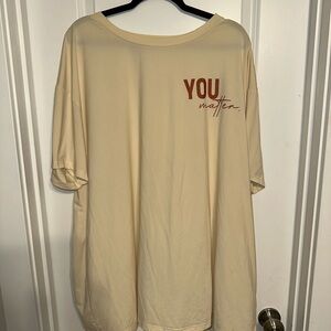 Cream Graphic Men's Shirt